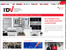 Tablet Screenshot of idv.org.br